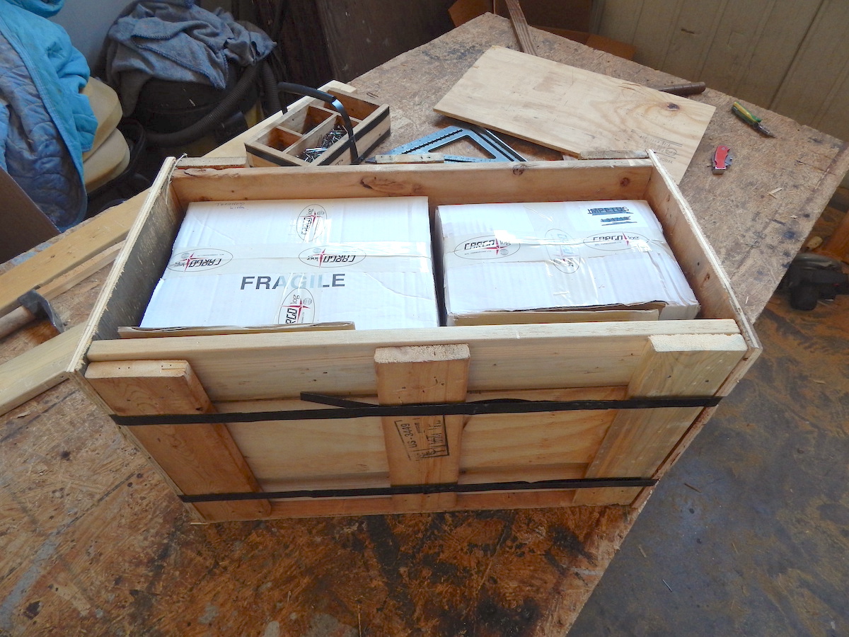 special crate for fragile items